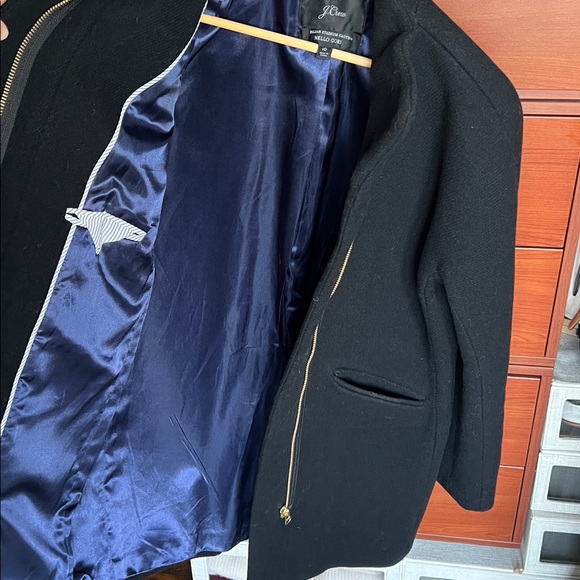 J. Crew wool cocoon coat - Italian Stadium Cloth - Picture 6 of 9